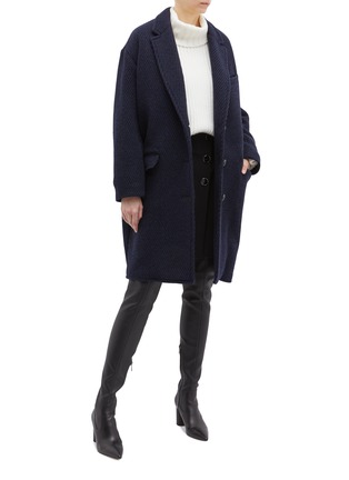 Figure View - Click To Enlarge - ISABEL MARANT ÉTOILE - 'Gimi' wool blend oversized coat