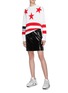 Figure View - Click To Enlarge - MSGM - Logo graphic jacquard sweater