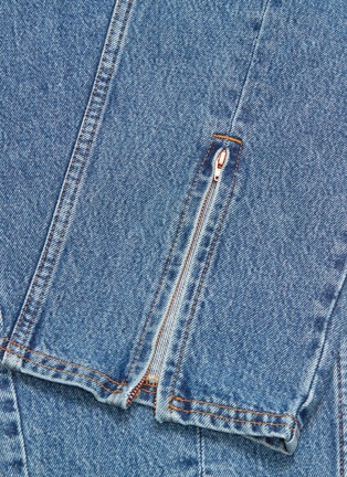  - AALTO - Zip cuff cropped straight leg jeans