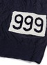  - AALTO - '999' slogan intarsia sweater