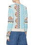 Back View - Click To Enlarge - AALTO - 'Coogi' graphic jacquard mix knit sweater