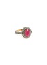 Main View - Click To Enlarge - AISHWARYA - Diamond ruby silver gold alloy ring
