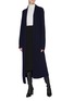 Figure View - Click To Enlarge - GABRIELA HEARST - 'Llorona' cashmere long open cardigan