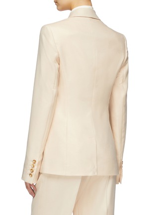 Back View - Click To Enlarge - GABRIELA HEARST - 'Sophie' notched lapel cashmere suiting blazer