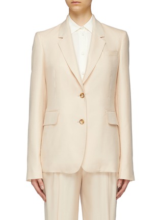 Main View - Click To Enlarge - GABRIELA HEARST - 'Sophie' notched lapel cashmere suiting blazer