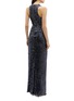 Back View - Click To Enlarge - GALVAN LONDON - Paillette sleeveless dress