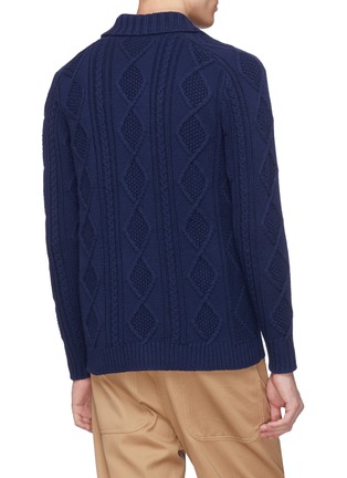 Detail View - Click To Enlarge - DREYDEN - 'Capital' cashmere mix knit unisex cardigan