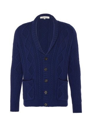 Main View - Click To Enlarge - DREYDEN - 'Capital' cashmere mix knit unisex cardigan