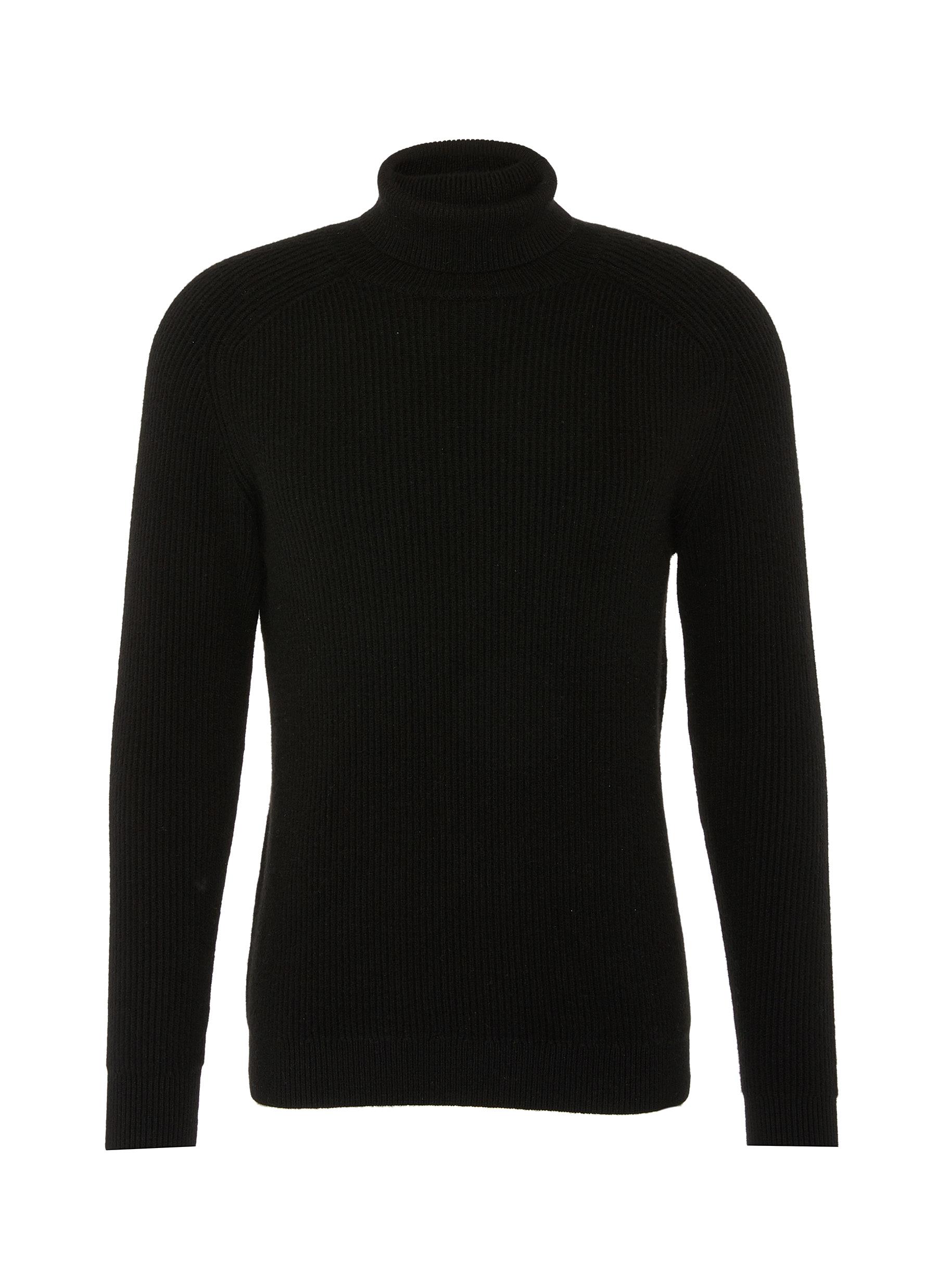 mens cashmere black turtleneck