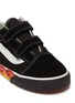 Detail View - Click To Enlarge - VANS - 'Old Skool' flame print outsole canvas toddler sneakers