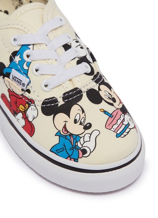 Detail View - Click To Enlarge - VANS - x Disney 'Authentic Mickey's Birthday' print canvas toddler sneakers