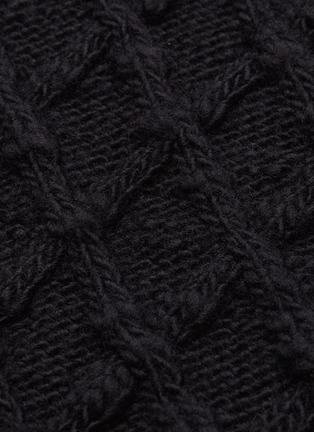  - PHILOSOPHY DI LORENZO SERAFINI - Wool lattice knit turtleneck sweater