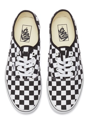 Detail View - Click To Enlarge - VANS - 'Authentic' checkerboard canvas sneakers