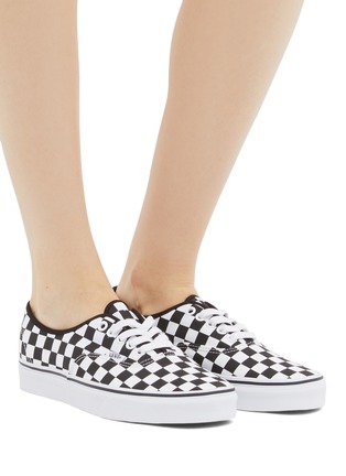 Figure View - Click To Enlarge - VANS - 'Authentic' checkerboard canvas sneakers