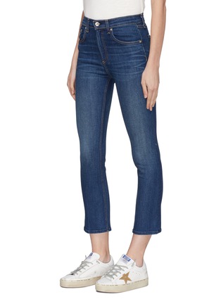 Front View - Click To Enlarge - RAG & BONE - 'Hana' cropped flared jeans