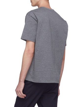 Back View - Click To Enlarge - KOLOR - x PORTER contrast chest pocket T-shirt