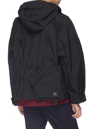 Detail View - Click To Enlarge - KOLOR - x PORTER detachable pouch hooded jacket