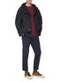Figure View - Click To Enlarge - KOLOR - x PORTER detachable pouch hooded jacket