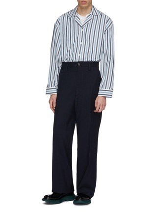Figure View - Click To Enlarge - E. TAUTZ - Stripe pyjama shirt