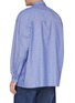 Back View - Click To Enlarge - E. TAUTZ - 'Lineman' chest pocket boxy shirt