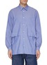 Main View - Click To Enlarge - E. TAUTZ - 'Lineman' chest pocket boxy shirt