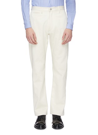 Main View - Click To Enlarge - E. TAUTZ - Straight leg twill pants