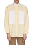 Main View - Click To Enlarge - E. TAUTZ - 'Lineman' colourblock patch pocket oversized boxy Oxford shirt