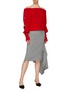 Figure View - Click To Enlarge - HELLESSY - 'Vessel' faux pearl sleeve off-shoulder sweater
