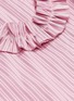 Detail View - Click To Enlarge - HELLESSY - 'Vessel' ruffle halterneck sash tie waist stripe shirt dress