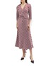 Main View - Click To Enlarge - HELLESSY - 'October' twist front houndstooth dress