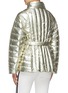 Back View - Click To Enlarge - IENKI IENKI - Belted back down puffer jacket