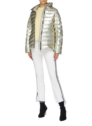 Figure View - Click To Enlarge - IENKI IENKI - Belted back down puffer jacket