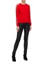 Figure View - Click To Enlarge - SIMKHAI - Metal ring cutout sleeve wool sweater