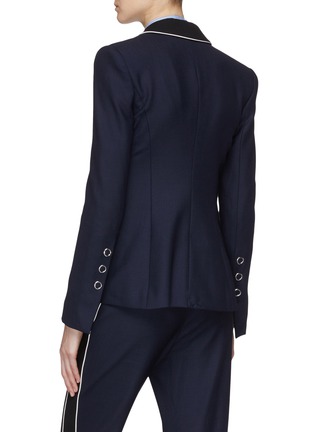 Back View - Click To Enlarge - SIMKHAI - Contrast peaked lapel blazer