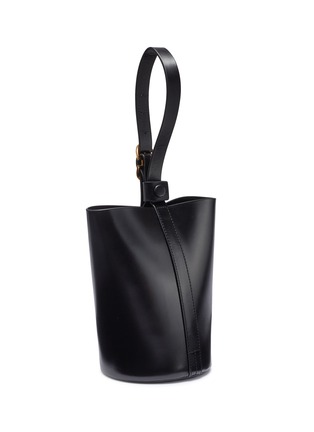 Detail View - Click To Enlarge - TRADEMARK - 'Classic' small leather bucket bag