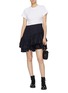 Figure View - Click To Enlarge - 3.1 PHILLIP LIM - Ruffled tiered skirt panel T-shirt dress