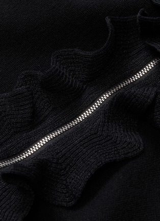  - 3.1 PHILLIP LIM - Ruffle zip outseam knit sweatpants