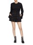 Figure View - Click To Enlarge - 3.1 PHILLIP LIM - 'Origami' belted check tweed shorts
