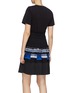 Back View - Click To Enlarge - 3.1 PHILLIP LIM - Colourblock pleated tiered T-shirt dress