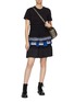 Figure View - Click To Enlarge - 3.1 PHILLIP LIM - Colourblock pleated tiered T-shirt dress