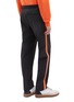 Back View - Click To Enlarge - HELMUT LANG - Stripe outseam wool suiting pants