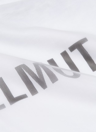  - HELMUT LANG - 'Overlay' logo print layered back T-shirt