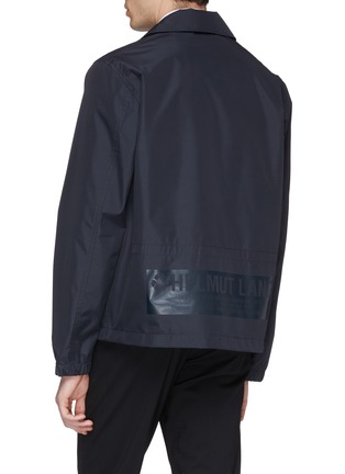 Back View - Click To Enlarge - HELMUT LANG - x Parley for the Oceans logo print back coach jacket