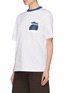Front View - Click To Enlarge - ANNA BEAM - Graphic print patch pocket unisex T-shirt