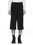 Main View - Click To Enlarge - QUIBE  - Abstract graphic embroidered cropped twill pants
