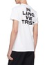 Back View - Click To Enlarge - HELMUT LANG - 'In Lang We Trust' slogan print T-shirt