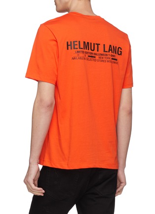 Back View - Click To Enlarge - HELMUT LANG - 'Halloween' graphic logo print T-shirt