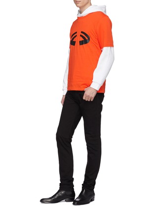 Figure View - Click To Enlarge - HELMUT LANG - 'Halloween' graphic logo print T-shirt