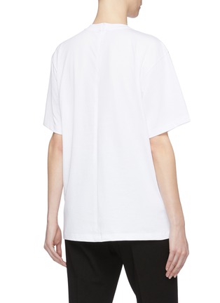 Back View - Click To Enlarge - VICTORIA, VICTORIA BECKHAM - Chain collar T-shirt