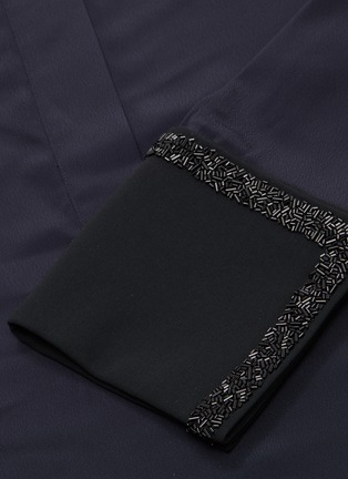 Detail View - Click To Enlarge - VICTORIA, VICTORIA BECKHAM - Beaded cuff shirt dress